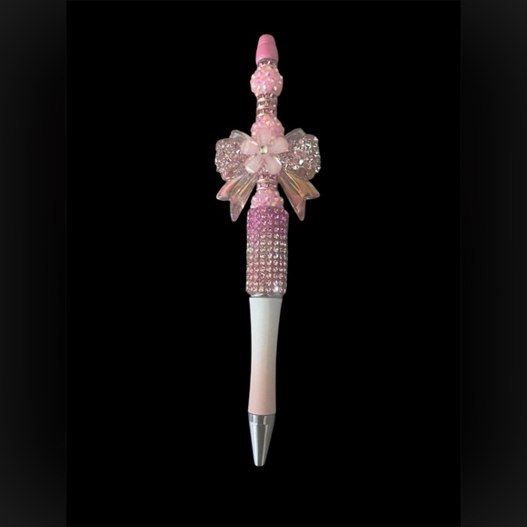 Handcrafted Elegant Pink Pen by @stayclassychic2 - Picture 10 of 11